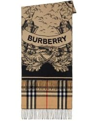 Burberry - Reversible Scarf Ekd - Lyst