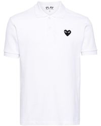 COMME DES GARÇONS PLAY - Cotton Polo Shirt - Lyst