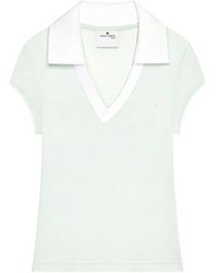 Courreges - Logo Cropped Polo Shirt - Lyst