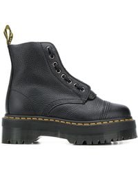 Dr. Martens - Sinclair Tonal-stitched Zip-up Leather Ankle Boots - Lyst