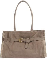Coccinelle - Sabine Soft Suede Tote Bag - Lyst