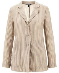 Emporio Armani - Single-Breasted Blazer Jacket - Lyst