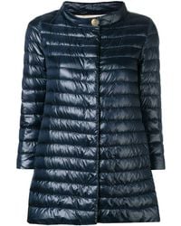 Herno - Funnel Neck Padded Jacket - Lyst