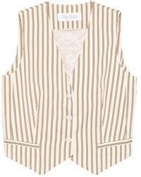 Max Mara - Striped Button Waistcoat - Lyst