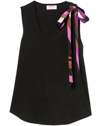 Emilio Pucci - Cotton Tank Top - Lyst