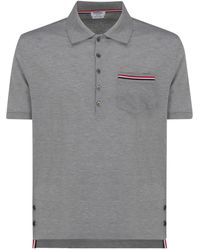 Thom Browne - Rwb Cotton Polo Shirt - Lyst