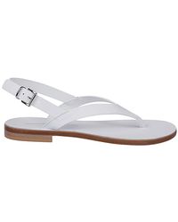 Liviana Conti - Leather Thong Sandals - Lyst