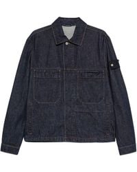 Stone Island - Denim Cotton Jacket By - Lyst