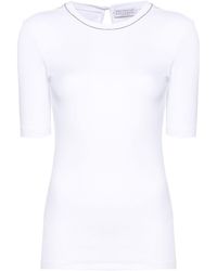 Brunello Cucinelli - Maglione Con Catena Monili - Lyst