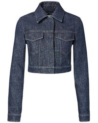 Fendi - Denim Cotton Jacket - Lyst