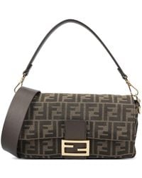 Fendi - Baguette Medium Ff Jacquard Bag - Lyst