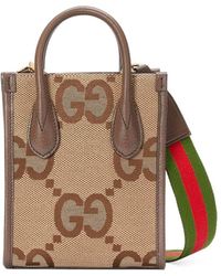 Gucci - Mini Borsa Shopping In Tessuto Jumbo GG - Lyst