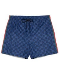 Gucci - Gg All Over Swimshort - Lyst