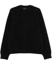 Emporio Armani - Logo Cotton Sweatshirt - Lyst