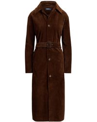Polo Ralph Lauren - Suede Coat - Lyst
