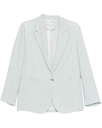 forte_forte - Linen Single-Breasted Jacket - Lyst