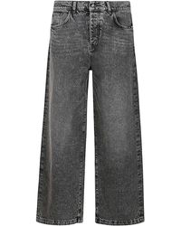 AMISH - Jeans With Logo - Lyst