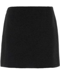 Fendi - Bouclé Wool Mini Skirt - Lyst