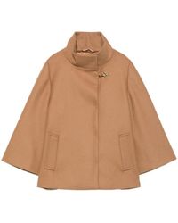 Fay - Wool And Cashmere Cape - Lyst