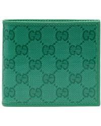 Gucci - Monogram Leather Wallet - Lyst