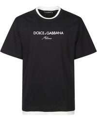 Dolce & Gabbana - Cotton T-Shirt - Lyst
