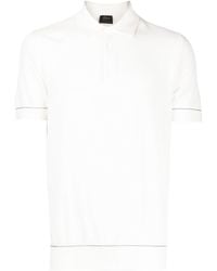 Brioni - Cashmere And Cotton Blend Polo Shirt - Lyst