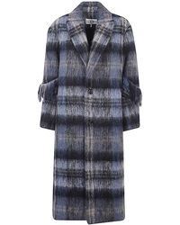 Loewe - Wool Single-Breasted Coat - Lyst