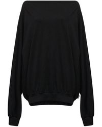 MM6 by Maison Margiela - Cotton Oversized Top - Lyst