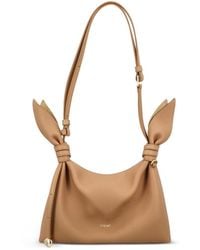 Loewe - Scarf Mini Leather Shoulder Bag - Lyst