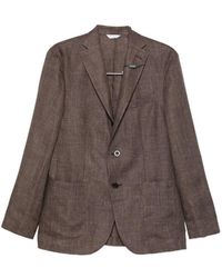 Boglioli - Linen Double-Breasted Jacket - Lyst