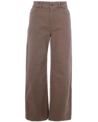 P.A.R.O.S.H. - Wide-Leg Denim Jeans - Lyst