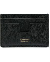 Tom Ford - Minimalist Calfskin Credit Card Holder - Lyst