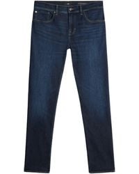 7 For All Mankind - Slimmy Tapered Whiskering Denim Jeans - Lyst