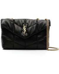 Saint Laurent - Ysl Mini Nero Leather Bag - Lyst