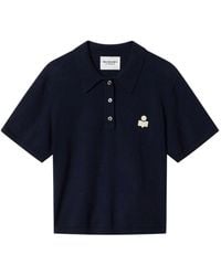 Isabel Marant - Wool And Cotton Polo Shirt - Lyst