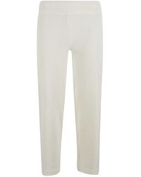 Avenue Montaigne - Corduroy Cropped Trousers - Lyst