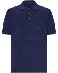 Fendi - Cotton Polo Shirt - Lyst