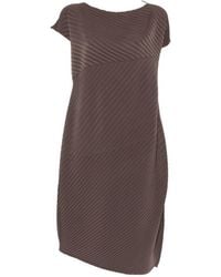Issey Miyake - Abito Midi Asimmetrico - Lyst