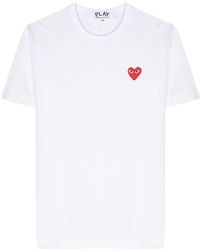 COMME DES GARÇONS PLAY - Cotton T-Shirt - Lyst