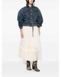 Chloé - Silk Long Skirt - Lyst