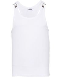 Jean Paul Gaultier - Ribbed Cotton Tank Top - Lyst