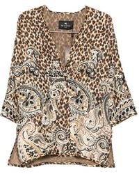 Etro - Kesa Silk Jacket - Lyst