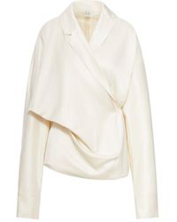 TOTEME - Wrap blouse - Lyst