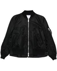Sacai - Nylon Bomber Jacket - Lyst