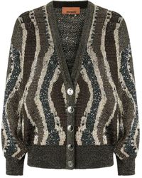Missoni - Lame' Boxy Cardigan - Lyst