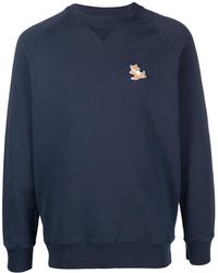 Maison Kitsuné - Chillax Fox Logo Cotton Sweatshirt - Lyst