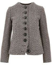Emporio Armani - Wool Blend Blazer Jacket - Lyst