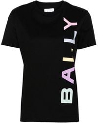 Bally - Logo Organic Cotton T-Shirt - Lyst