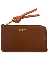Loewe - Knot Leather Card Case - Lyst