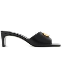 Gucci - Gg Marmont Leather Mules - Lyst